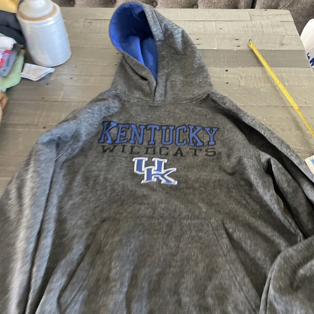 Blue University of Kentucky Sweatshirt Hoodie Wildcats YOUTH Large dc7